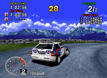 Sega Rally Championship - Sega Saturn