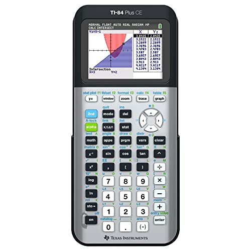 Texas Instruments TI-84 Plus CE Graphing Calculator - Galaxy Gray