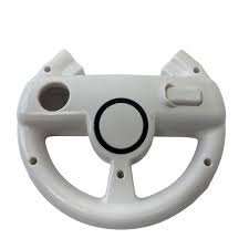 POWER A Mario Kart 8 Racing Wheel Nintendo Wii WiiU - Mario White