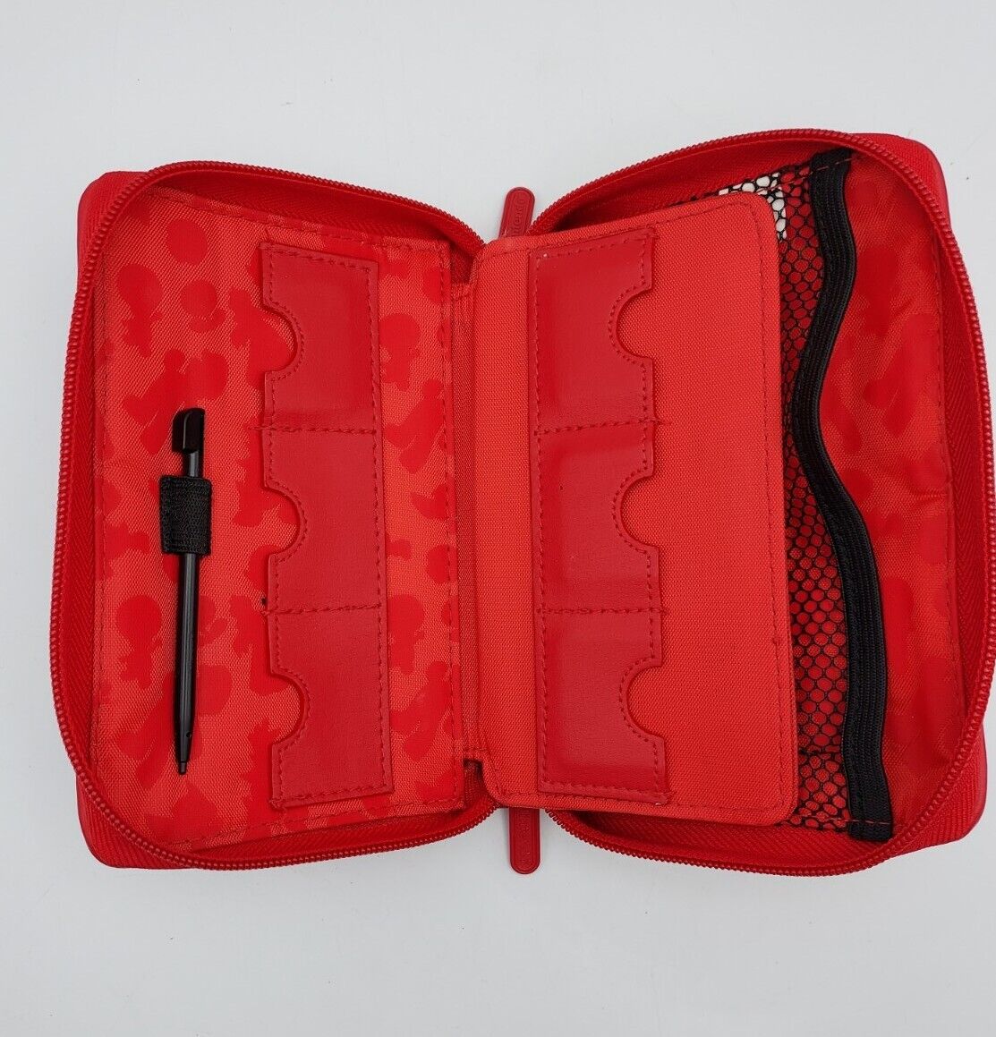 Nintendo DS Faux Leather Quilted Travel Carrying Case - Red
