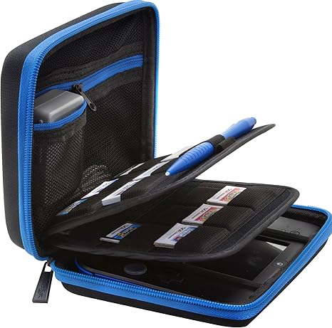 Butterfox Storage Holder Hard Case for Nintendo 2DS - Black/Blue