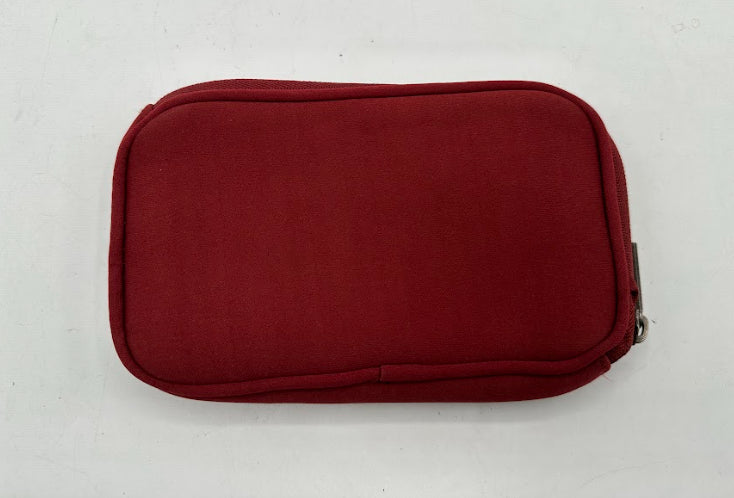BD&A Nintendo DSi XL Travel Pouch Zippered Case - Burgundy