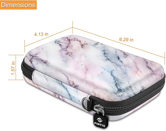 Fintie Travel Case for Nintendo 'New' 2DS XL - Pink Marble