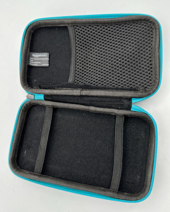 Amazon Basics Carrying Case for 'New' Nintendo 2DS XL - Black/Blue