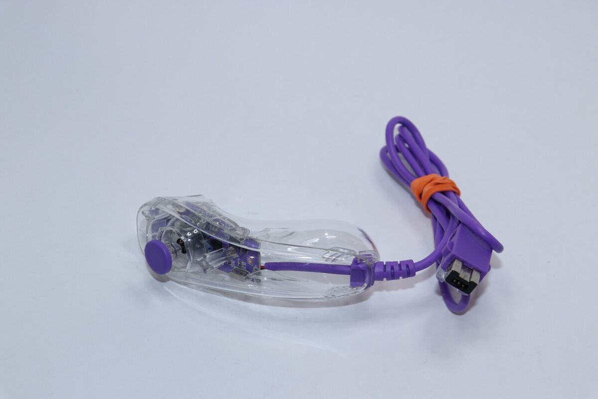 PDP Afterglow Nunchuck for Nintendo Wii - Purple