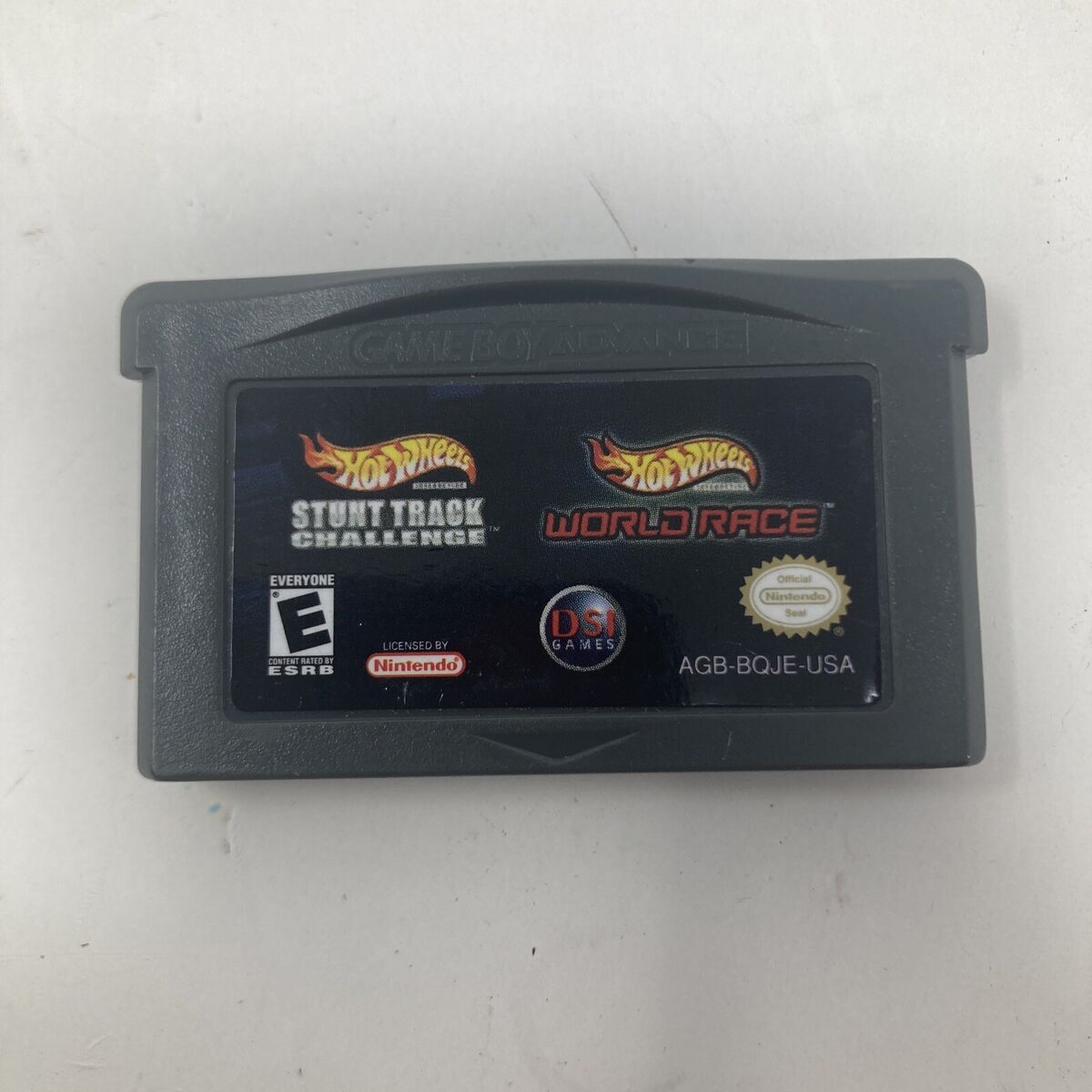 Hot Wheels Stunt Track Challenge + World Race - Game Boy Advance CARTRIDGE ONLY