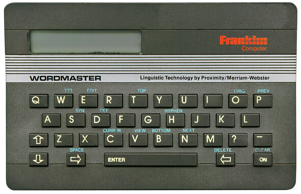 Franklin Electronic Publishers, Inc. Franklin Wordmaster Deluxe Model WM-1000