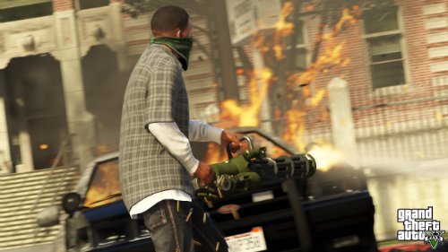 Grand Theft Auto V GTA V - Microsoft Xbox 360 w/Map