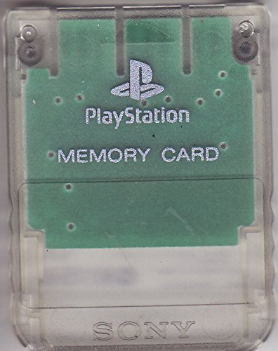 Playstation 1 Memory Card Crystal Clear