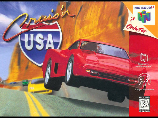 Cruis'n USA - 1996 Racing Sumulation Game - Nintendo 64 N64