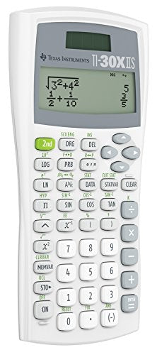 Texas Instruments TI30XIISWHITE 2-Line Scientific Calculator
