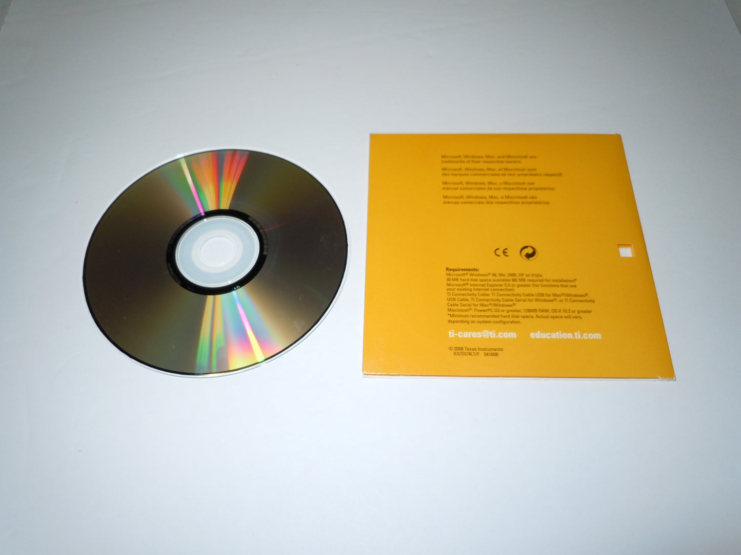 Texas Instrument TI Graphing CD V.1.5 for TI-89 Titanium And Voyager 200