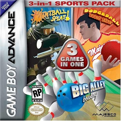 Dodge Ball/Bowling/Paintball 3-in-1 Sports Pack - Nintendo Game Boy Advance