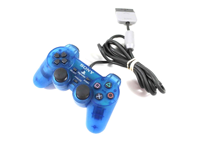 Official Sony PlayStation 1 PS1 DualShock Controller - Blue