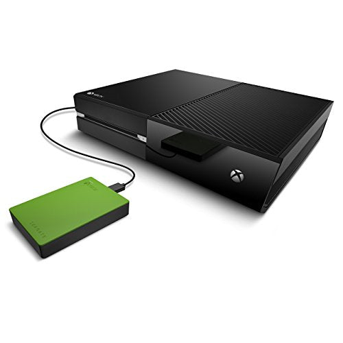 Seagate 4TB External Hard Drive for Xbox One - Green/Black