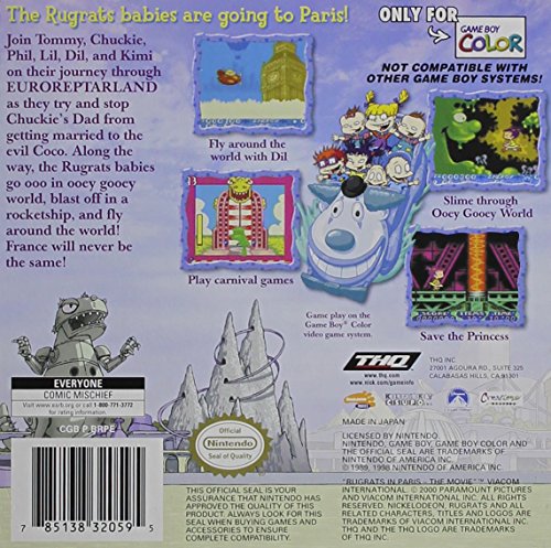Rugrats In Paris: The Movie - Nintendo Game Boy Color