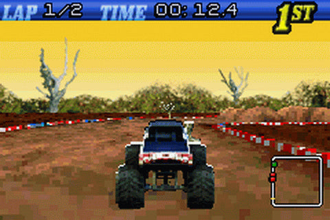 Monster Trucks / Quad Desert Fury Double Pack - Nintendo Game Boy Advance GBA