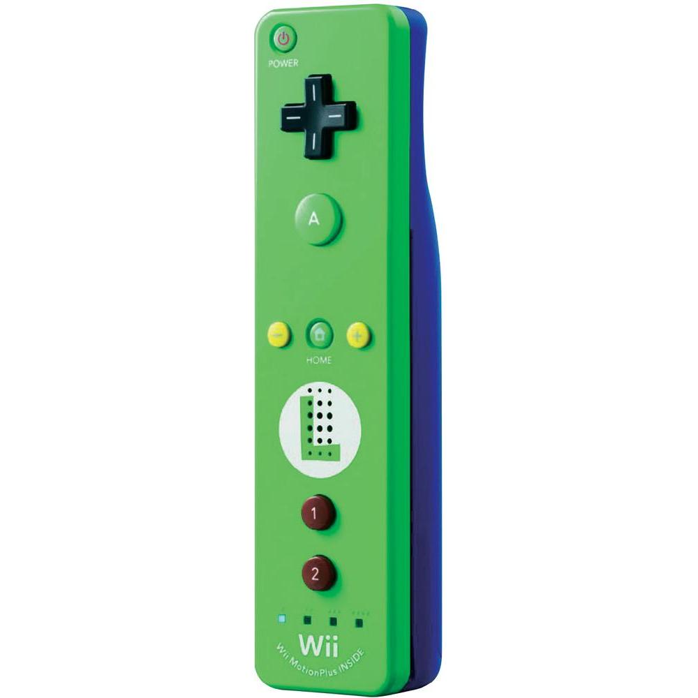 Wii Remote Plus Wii-mote Controller - Luigi Edition - Nintendo Wii Wii U