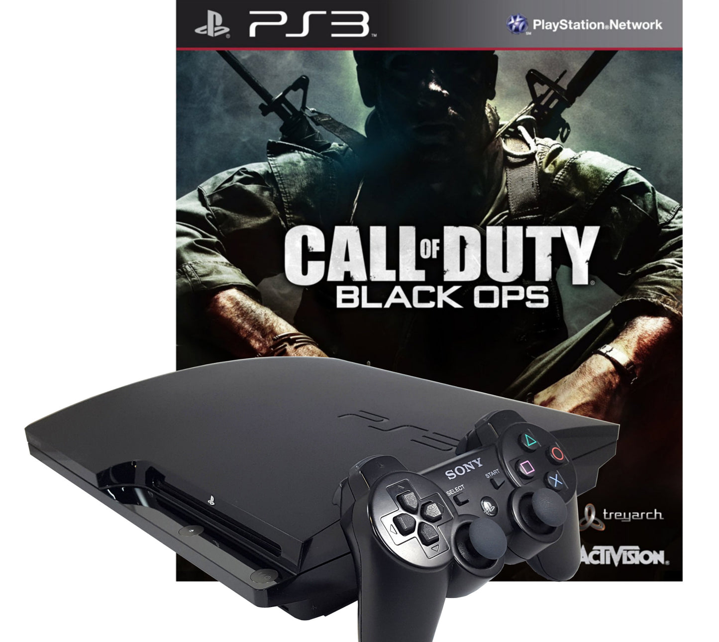 Sony Playstation 3 PS3 Slim 160GB - Call of Duty: Black Ops Bundle