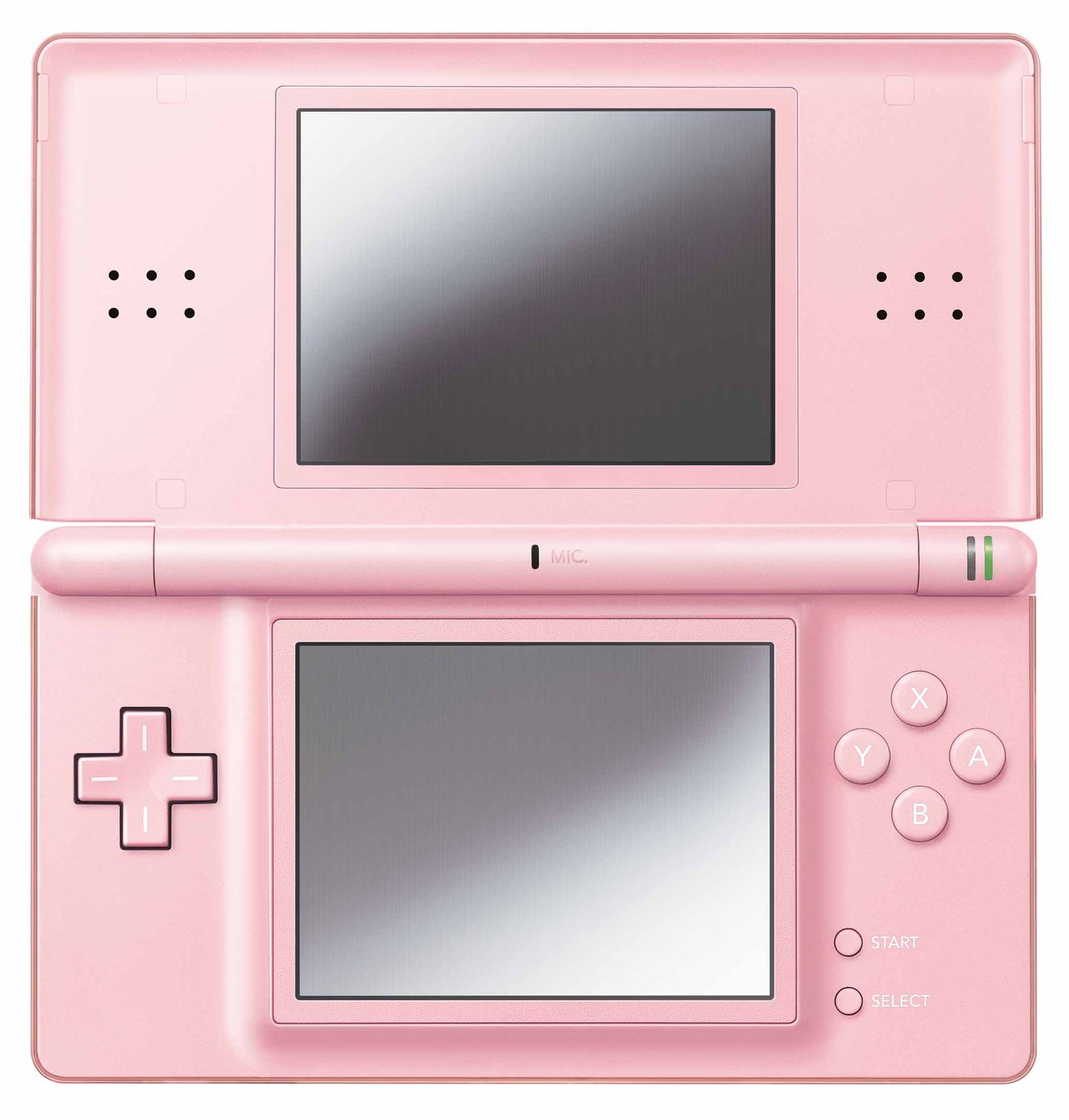 Nintendo DS Lite (Coral Pink) with Stylus and Wall Charger