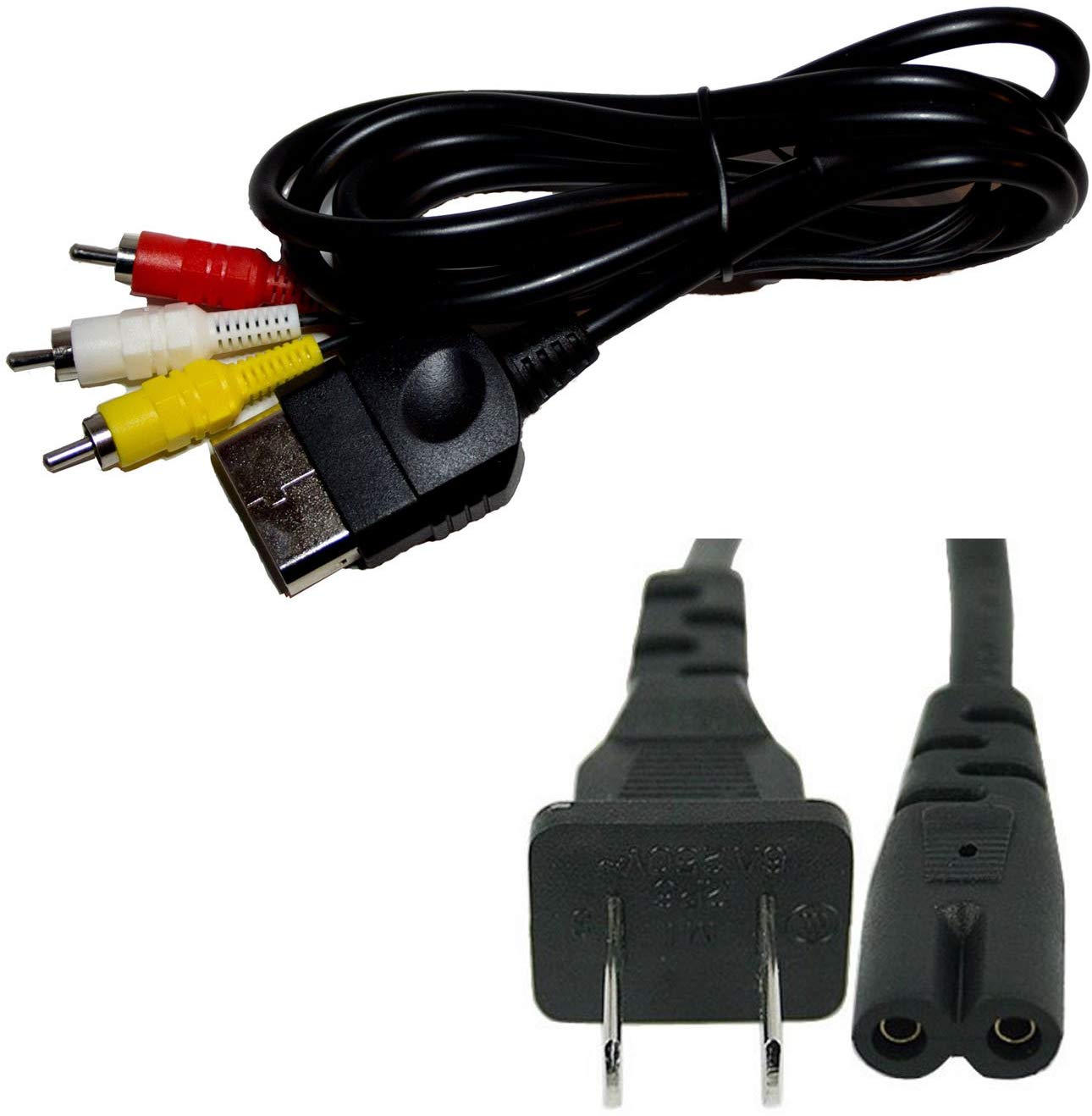 Microsoft Xbox Original Game Console with Controller and Cables