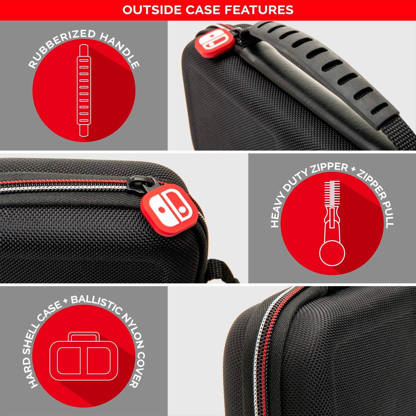 RDS Nintendo Switch Protective Deluxe Carrying Case – Black