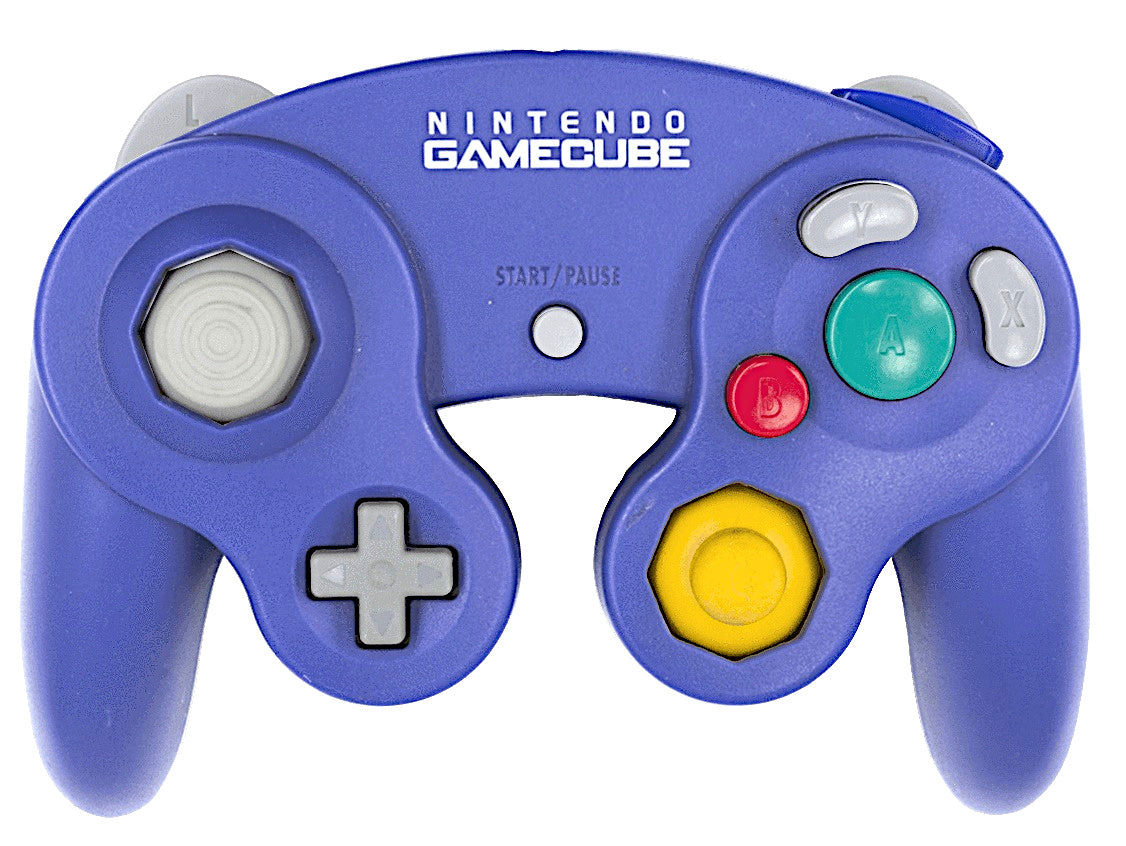 Official Nintendo GameCube Wired Controller - Indigo Purple