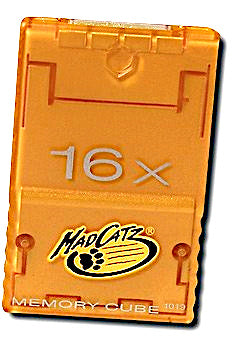 Mad Catz Nintendo GameCube 16X 64MB Memory Card (Colors May Vary)