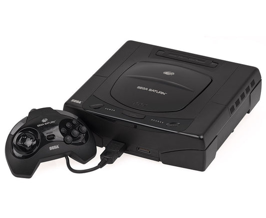 Sega Saturn System Video Game Console with Matching Controller and Cables