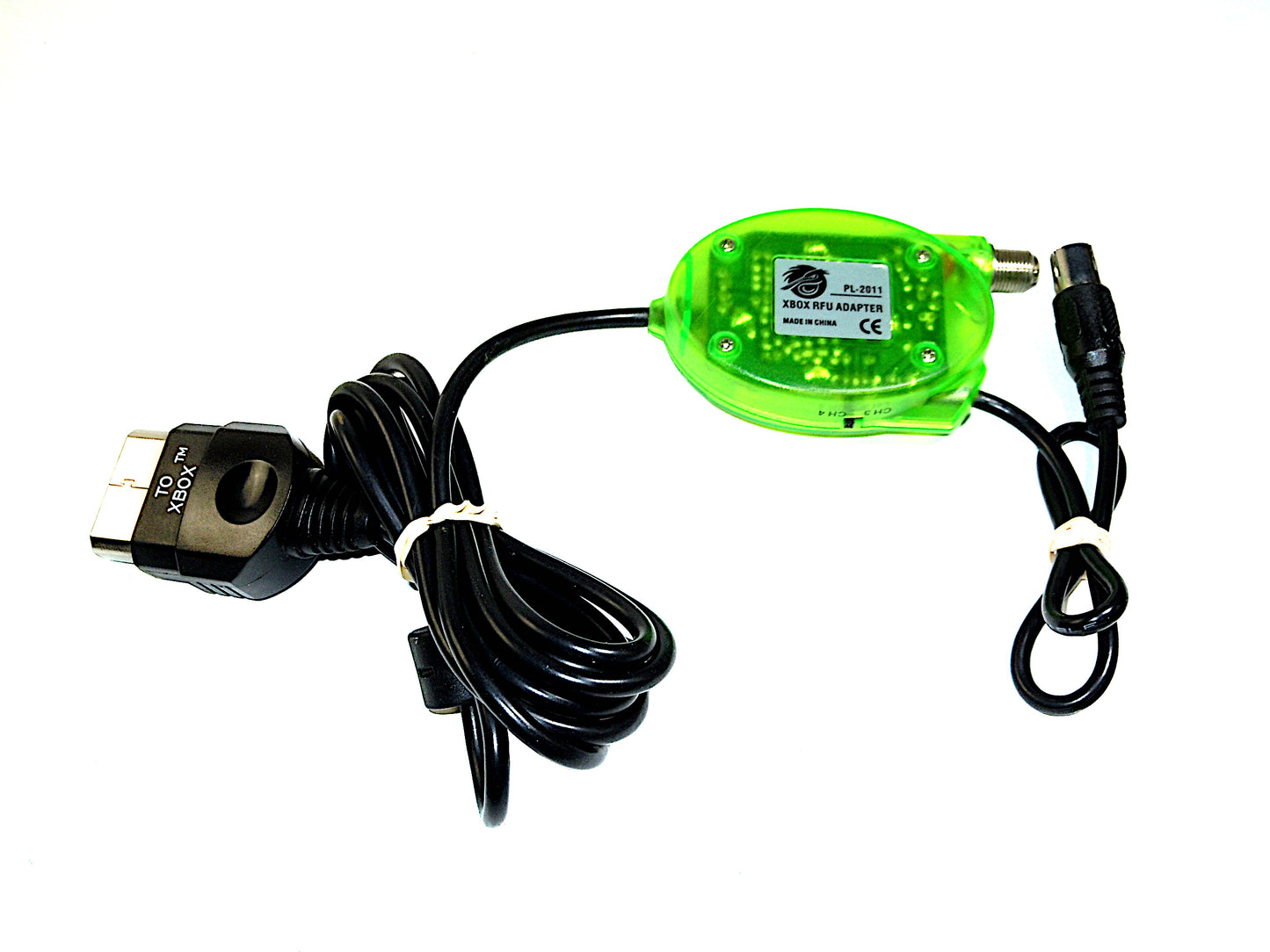 Pelican PL-2011 RF Switch RFU Adapter for Xbox (Translucent Green)