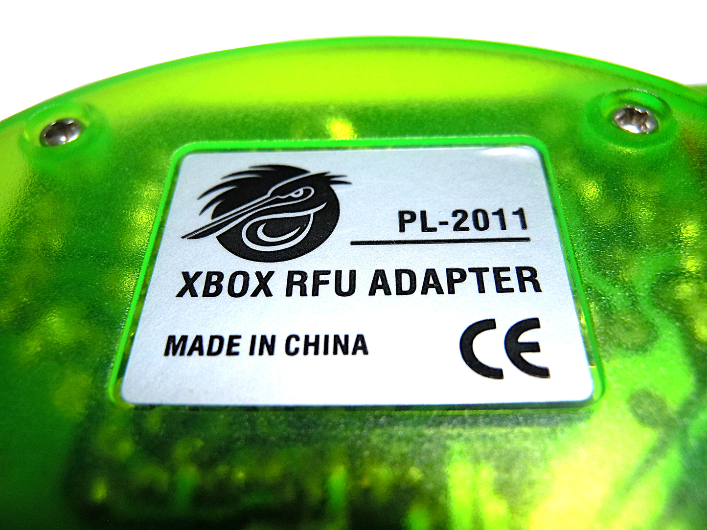 Pelican PL-2011 RF Switch RFU Adapter for Xbox (Translucent Green)