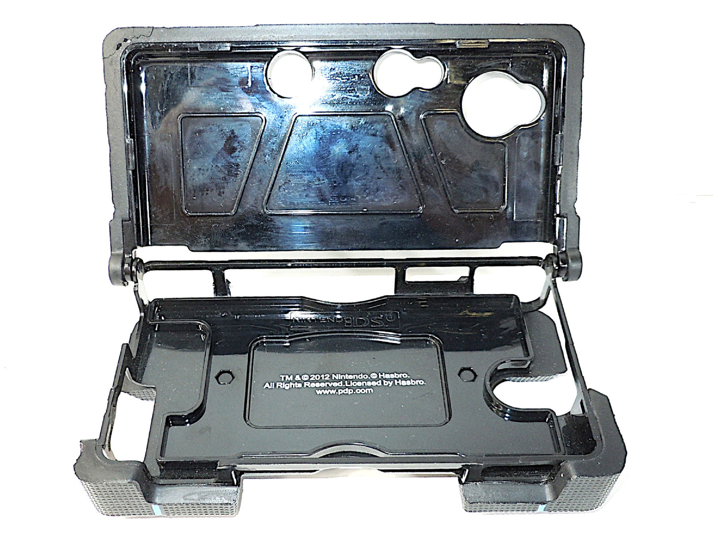 Nerf Armor Protective Case for Nintendo 3DS XL - Black/Blue W/ DSi Clip