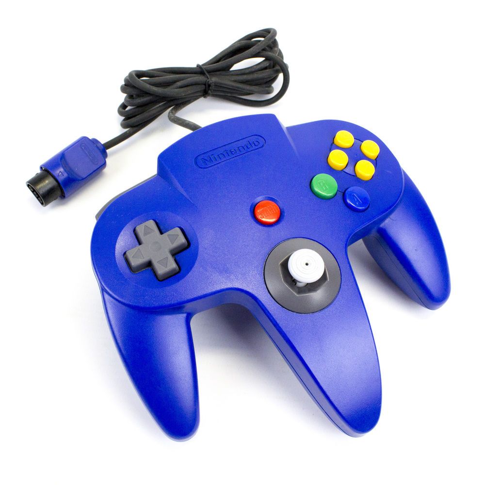 Nintendo 64 N64 Controller - Blue - For N64 Video Game Console