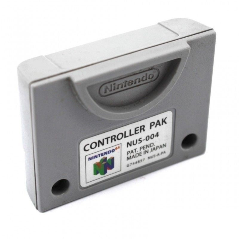 Official Nintendo 64 N64 Memory Card Controller Pak NUS-004 Save Games