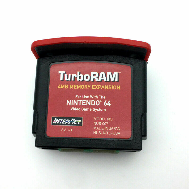 InterAct TurboRAM 4M Memory Expansion Pak For Nintendo 64 N64 Console