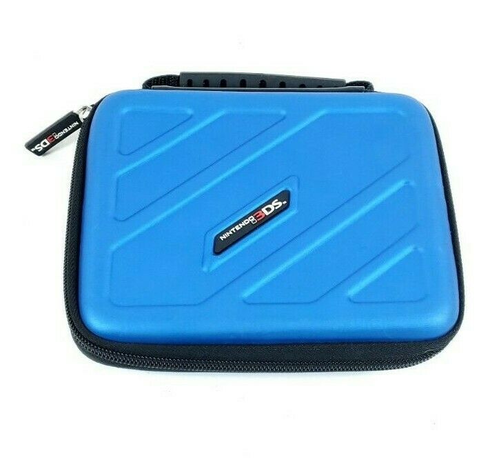 Nintendo 3DS Travel Hard Shell Case Aqua Blue