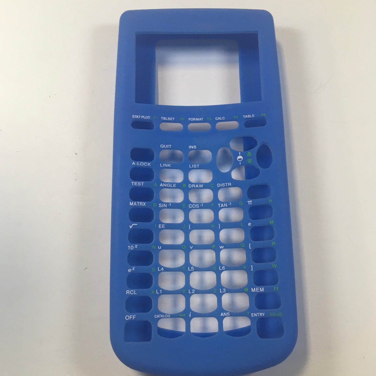 Guerrilla Silicone Case for Texas Instruments TI-83 Plus Calculator-  Blue