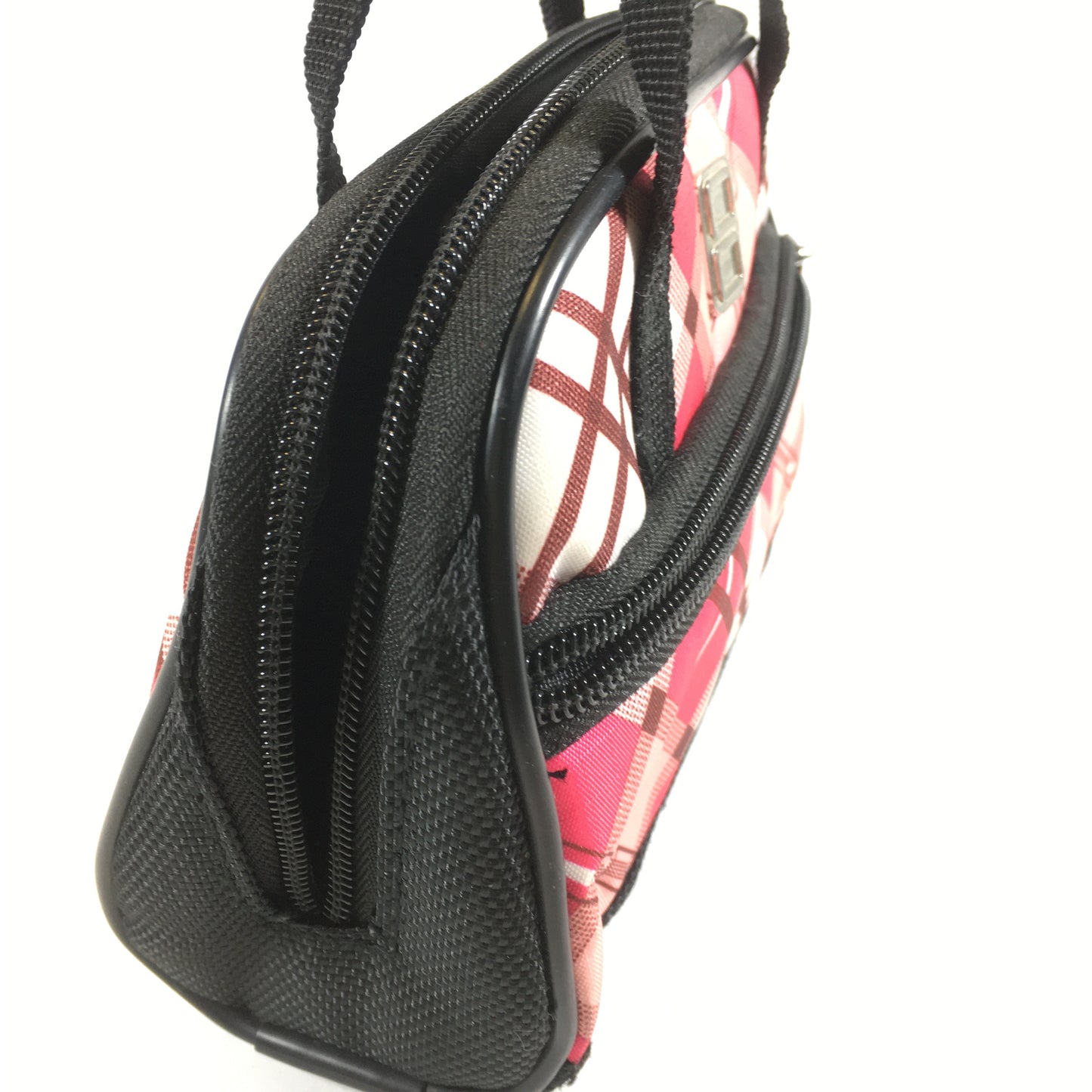 Nintendo DS Lite Hot Pink Plaid Purse/Handbag/Travel Case