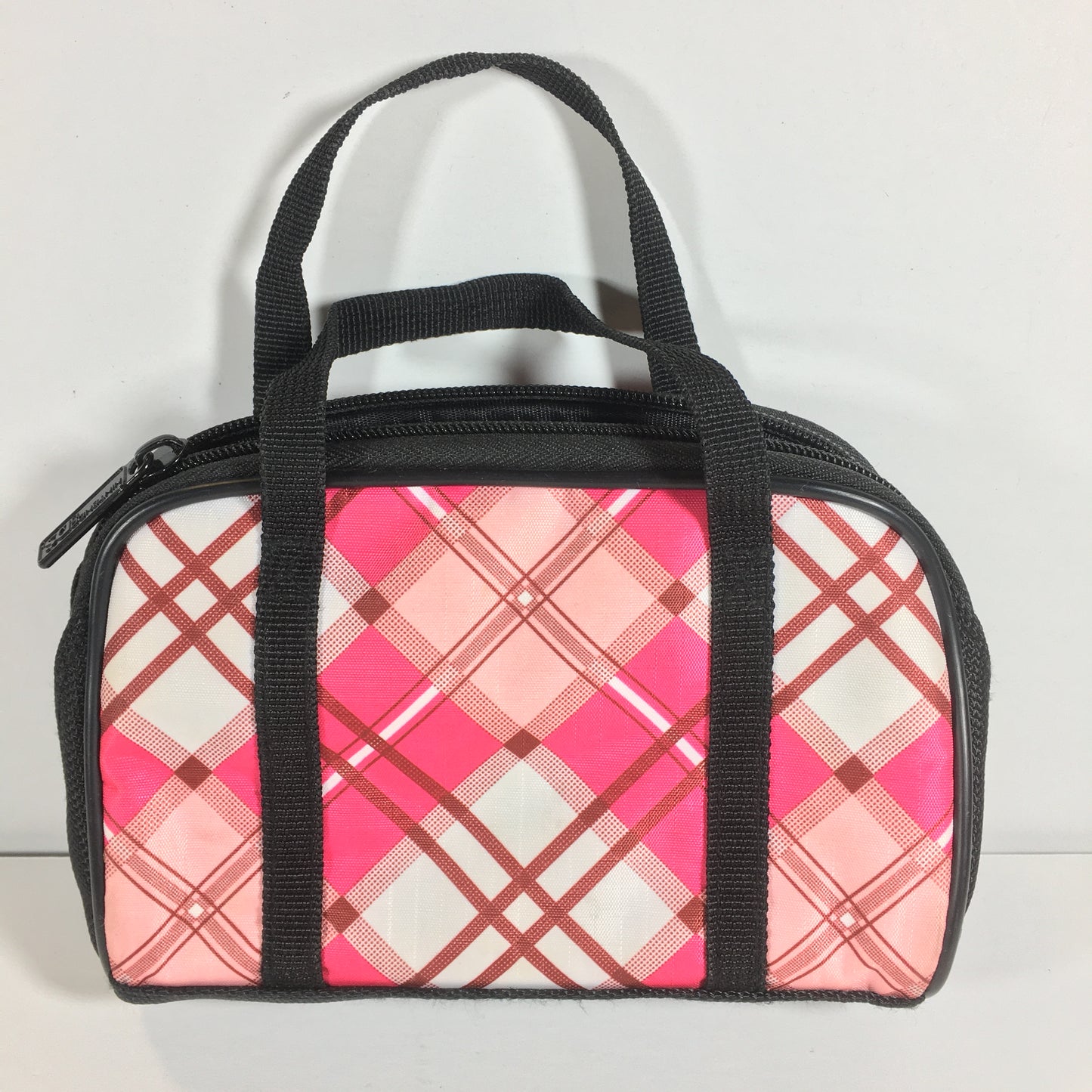 Nintendo DS Lite Hot Pink Plaid Purse/Handbag/Travel Case