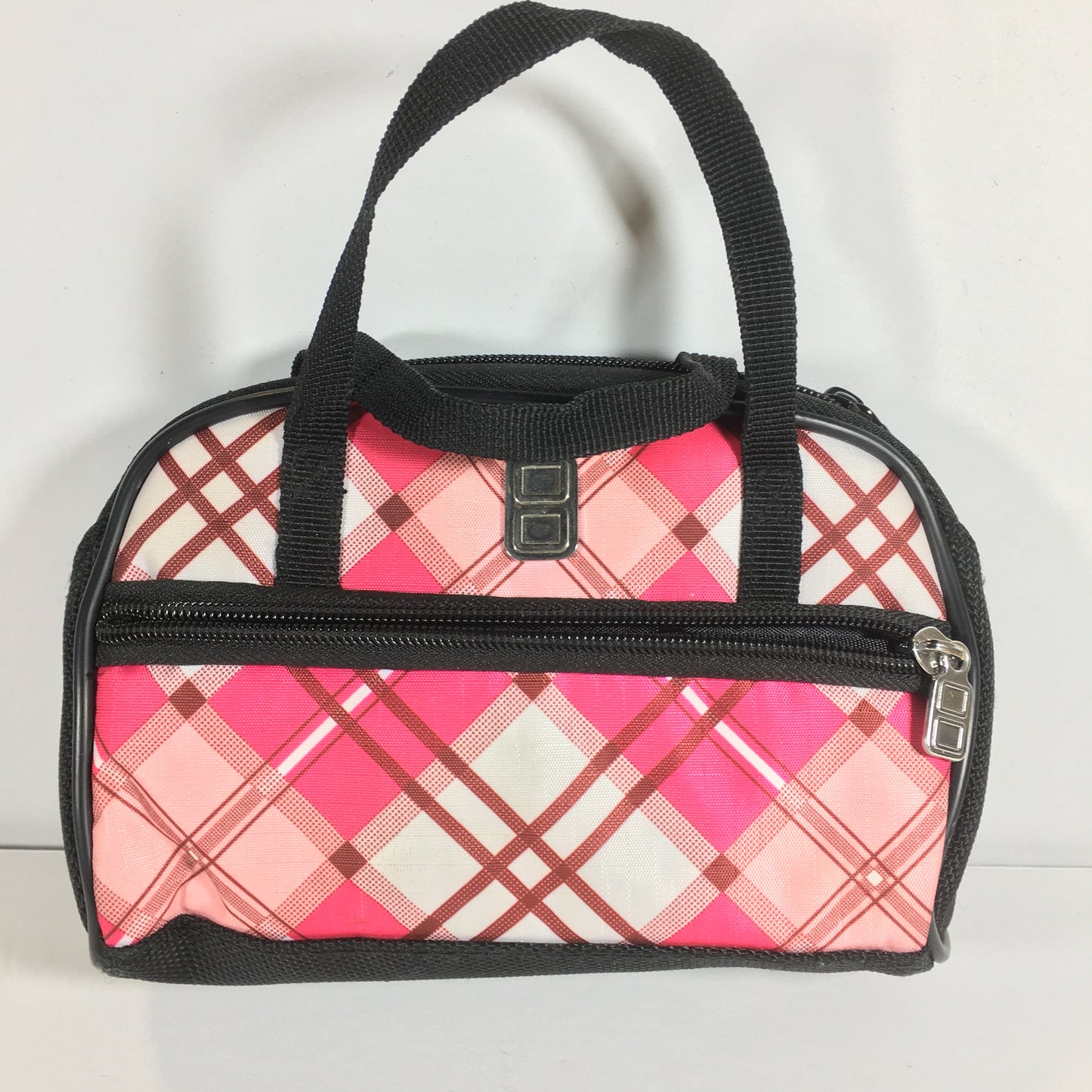 Nintendo DS Lite Hot Pink Plaid Purse/Handbag/Travel Case