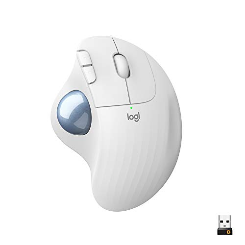 Logitech ERGO M575 Wireless Trackball Mouse - White