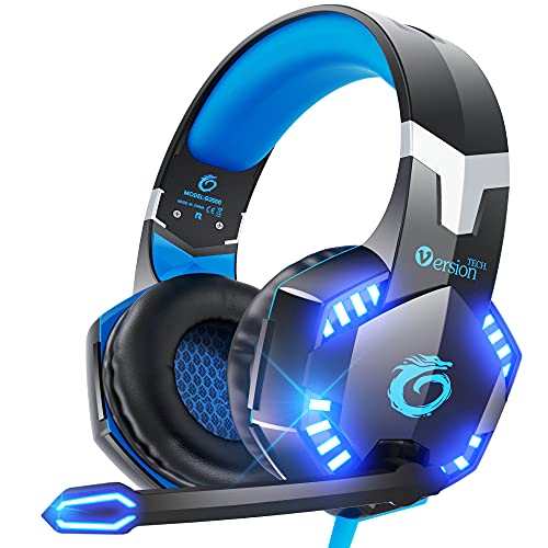 VersionTECH. G2000 Gaming Headset-Blue