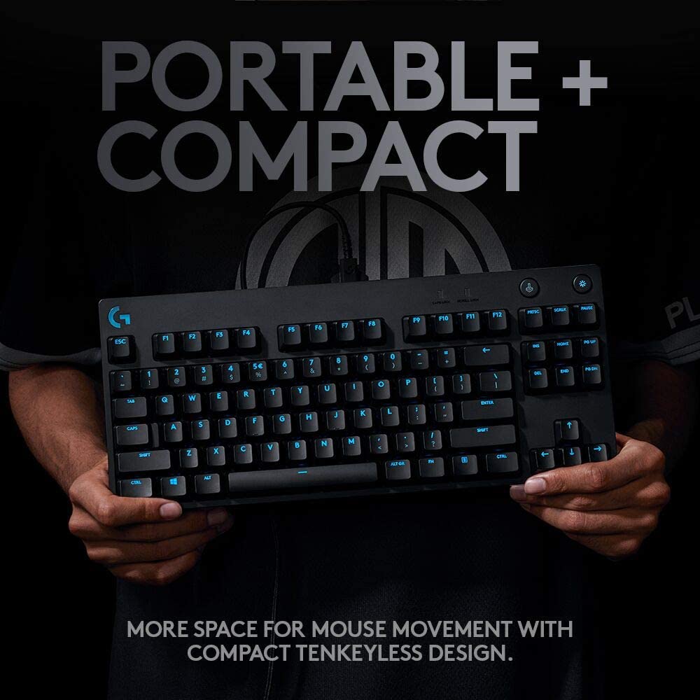 Logitech G PRO Mechanical Gaming Keyboard RGB Backlit Keys