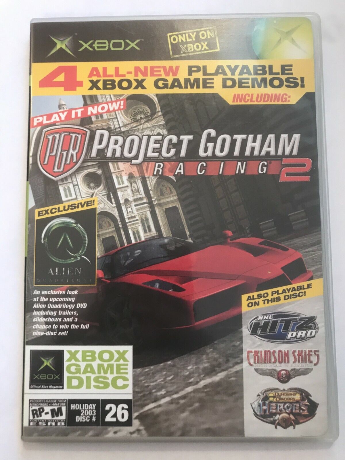 Official Xbox Magazine Game Demo Disc 26 Holiday 2003