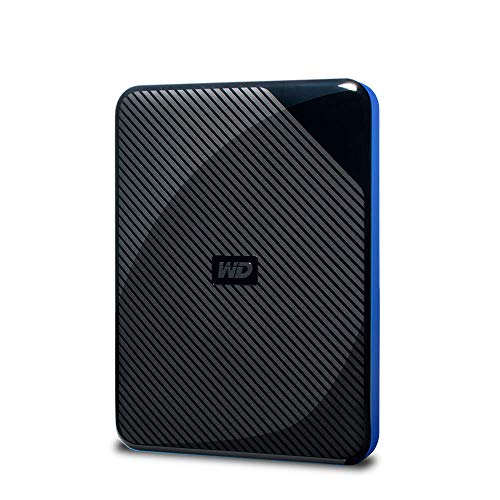 WD 4TB Gaming Drive for Playstation 4 - Black/Blue