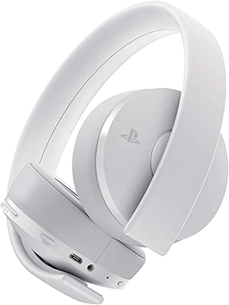 PlayStation Gold Wireless Headset 7.1 Surround Sound White - PlayStation 4