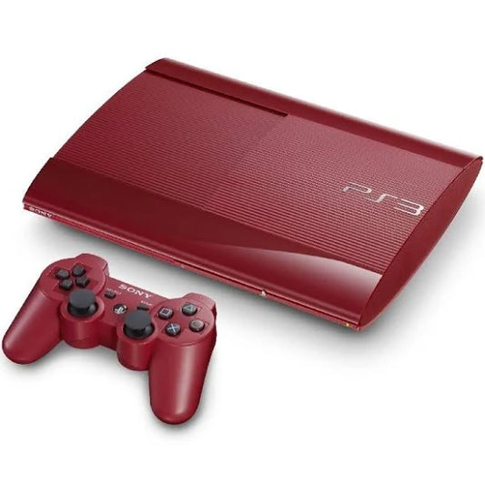 Sony PlayStation 3 PS3 Super Slim 500GB - Garnet Red Edition