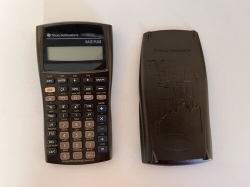 Texas Instrument TI-BA II Plus - Advanced Financial Calculator