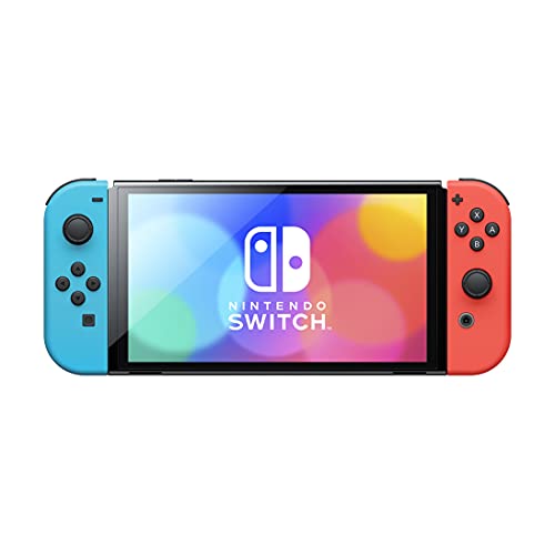 Nintendo Switch OLED – Neon Red & Neon Blue Joy-Cons