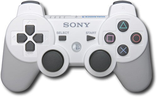 Sony Dualshock 3 Controller for Sony Playstation 3 PS3 - Ceramic White